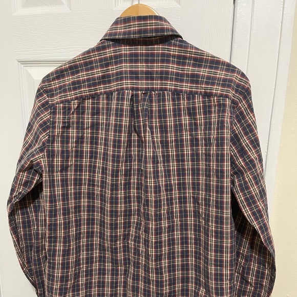 Eddie Bauer Legend Edition Plaid Shirt Mens sz m rare - Picture 2 of 3